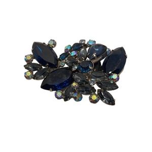 Vintage Huge Oversized Rhinestone Brooch